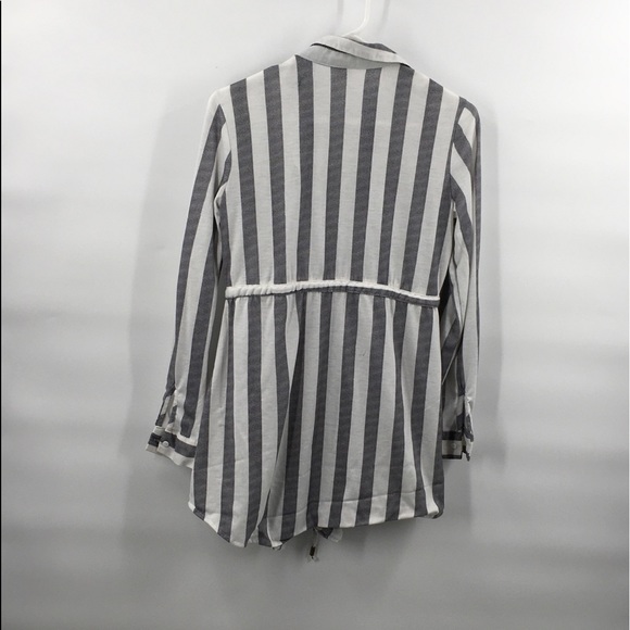 Passport Stripe Button Tie Casu Soft Tunic… - Picture 5 of 6